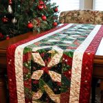 Christmas Eve Glow Quilted Table Runner