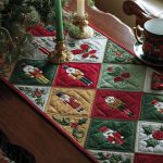 Classic Christmas Quilted Table Runner