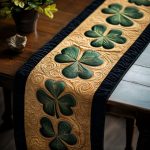 Clover Embrace Quilted Table Runner