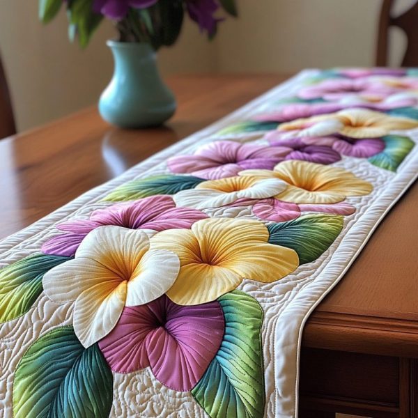 Coastal Charm Quilted Table Runner