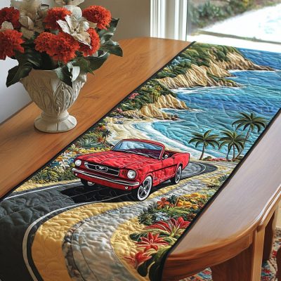 Coastal Cruise Quilted Table Runner
