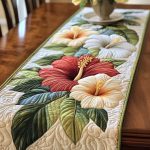 Coastal Garden Quilted Table Runner