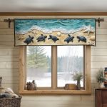 Coastal Retreat Quilted Valance