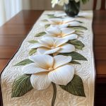 Coastal Romance Quilted Table Runner