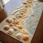 Coastal Serenity Quilted Table Runner