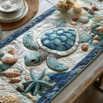 Coastal Wanderer Quilted Table Runner