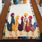 Coop Chaos Quilted Table Runner