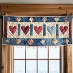 Cottage Whimsy Quilted Valance