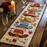 Cowboy Charm Quilted Table Runner