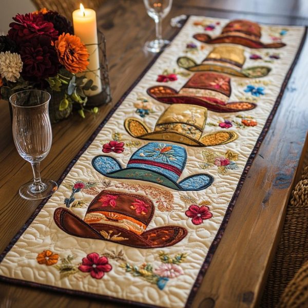 Cowboy Charm Quilted Table Runner