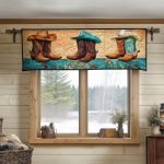 Cowboy Elegance Quilted Valance