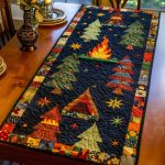 Cozy Campsite Quilted Table Runner