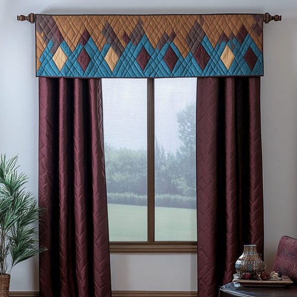 Cozy Lodge Comfort Quilted Valance