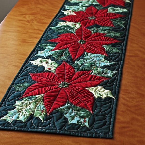 Cozy Noel Quilted Table Runner
