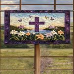 Cross Of Peace Quilted Valance