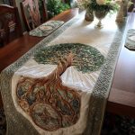 Cross Of Victory And Strength Quilted Table Runner