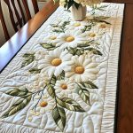 Daisy Field Quilted Table Runner