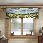 Daisy Fields Quilted Valance