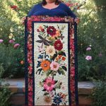 Dancing Petals Quilted Table Runner