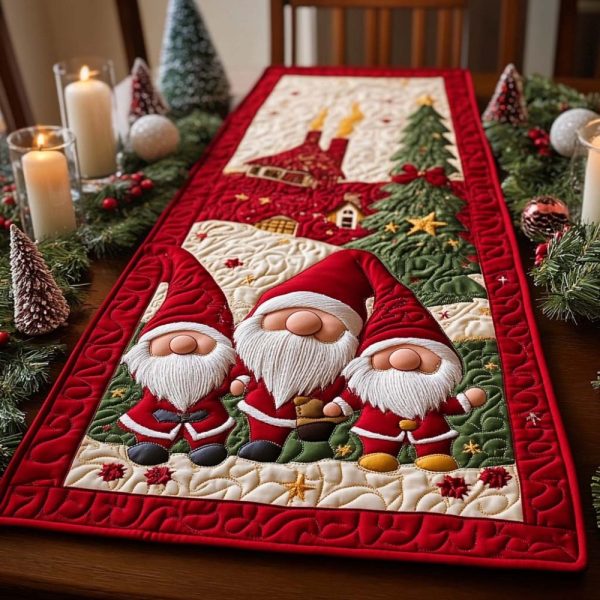 December Magic Quilted Table Runner
