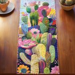 Desert Bloom Quilted Table Runner