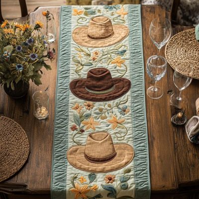Desert Bloom Quilted Table Runner