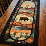 Desert Drift Quilted Table Runner