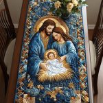 Divine Family Star Quilted Table Runner