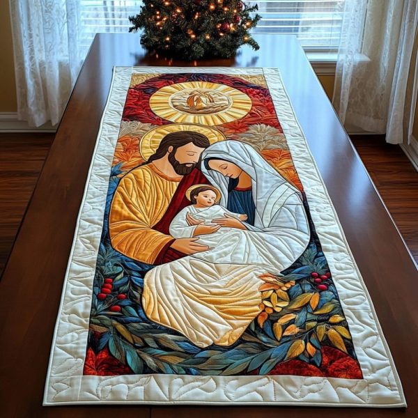 Divine Love Quilted Table Runner