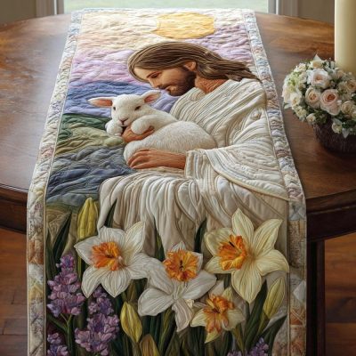 Divine Love Quilted Table Runner