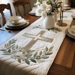 Divine Love Quilted Table Runner