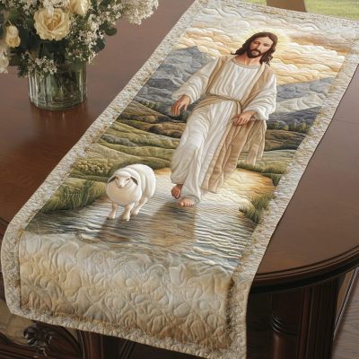 Divine Serenity Quilted Table Runner