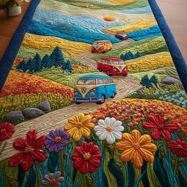 Dream Route Quilted Table Runner