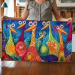 Duck Or Goose Quilted Table Runner