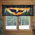 Eagle In The Wild Quilted Valance