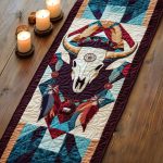 Earth And Sky Quilted Table Runner