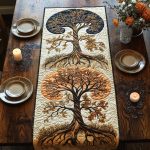 Earthbound Spirit Quilted Table Runner