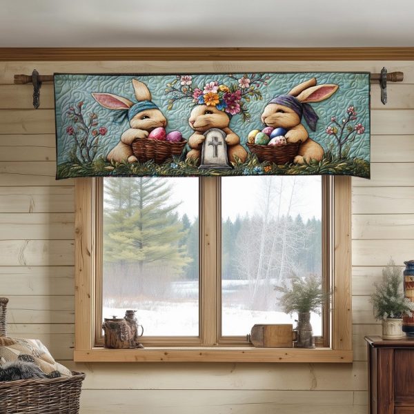 Easter Blessings Quilted Valance