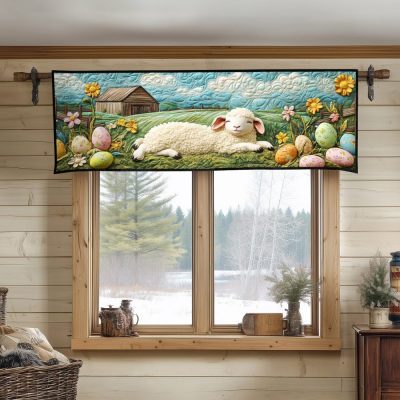 Easter Elegance Quilted Valance