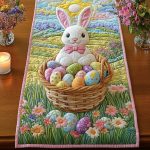 Easter Glow Quilted Table Runner