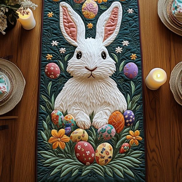 Easter Joy Quilted Table Runner