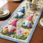 Easter Morning Quilted Table Runner