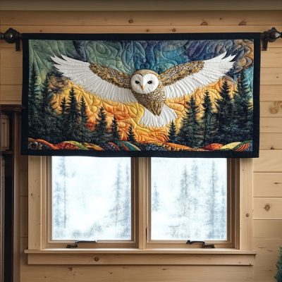 Echo Of The Night Quilted Valance