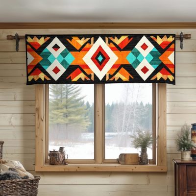 Echoing Patterns Quilted Valance