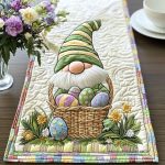 Egg Basket Quilted Table Runner