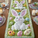 Egg Hunt Quilted Table Runner