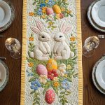 Eggscape Bliss Quilted Table Runner