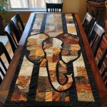 Elephant Odyssey Quilted Table Runner