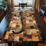 Elephant Safari Quilted Table Runner
