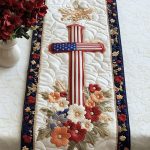 Cross Quitled Table Runner